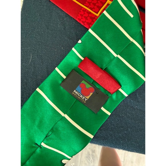 Vintage Mickey Mouse Ties Bundle Silk Football Mickey Unlimited Serafino Mens - Picture 5 of 8